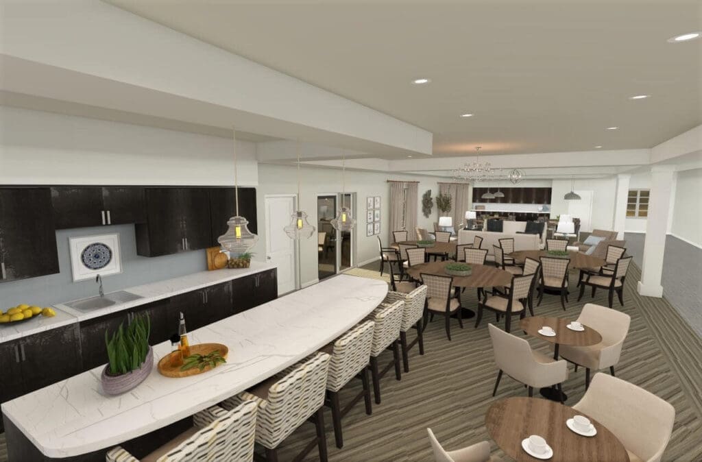 Dining Area Rendering